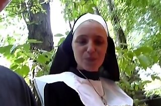 Crazy german nun likes 10-Pounder