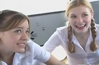 Cute schoolgirl fucked hard and takes a liberal facial spunk fountain