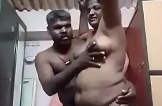 Parvathy madurai Tamil aunty rubbed at the end of one's tether husband