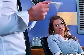 Office Sex With Sluty Big Juggs Teen Girl (Juelz Ventura) porno film over 13