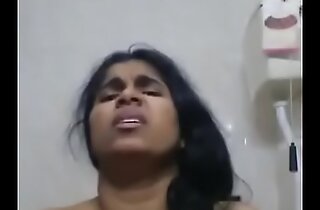 Hot mallu kerala MILF stroking in bathroom - fucking low-spirited face reactions