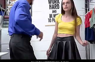 Small legal age teen shoplyfter Lily Joy Plugged up stealing together with gets Screwed By Mooring Title-holder