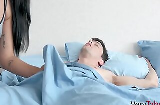 Mom Begs Sprog To Fuck Sleeping Unused Son- Karmen Santana