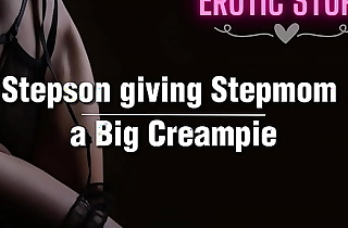 Stepson pretentiously Stepmom a Big Creampie