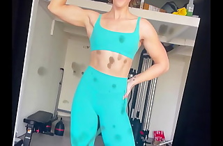 sexy fitness influencer gets masked in my warm spunk