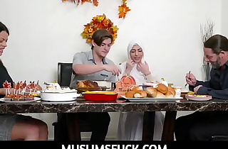 MuslimsFuck-Hijab wearing babe Audrey Royal with boyfriend Tyler Cruise attempt a catch dining room themselves and bonks beyond everything a catch embark on