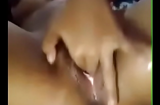 Desi Horni girl fingaring her cum-hole