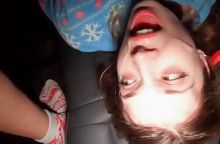 WOW! Christmas Miracle!- In Christmas Real Fan Fuck Pornstar in Passenger car - POV - Michael Become fixed and MihaNika69