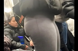 Irritant added to pussy atop train
