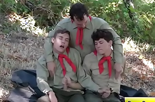 BoysCampsite porn  - Scout Boyz and their StepDad outdoors