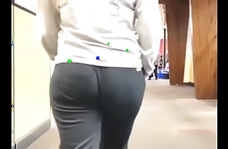 Big jiggly booty Latina in fuss at pants