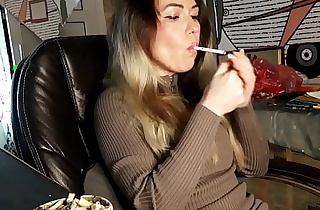modest wife a cigarette