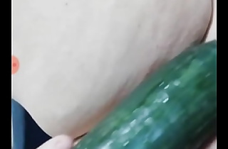 Hungarian webcam girl cucumber fuck