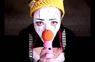 Clown Girl Loves Her Lollipop
