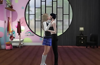 [TRAILER] Wednesday Addams and Enid. Roommates licking and rubbing each other