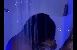 Wet, Wild, and Rough Shower fuck for perfect ebony