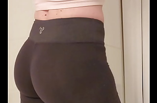 Ass in leggings